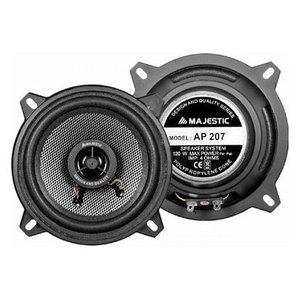Majestic AP 207 Par de <span class=keywords><strong>Altavoces</strong></span> <span class=keywords><strong>para</strong></span> Auto de 2 Vías y <span class=keywords><strong>13</strong></span> <span class=keywords><strong>cm</strong></span>, 120W, Subwoofers Negros de Polipropileno - Product Image 1