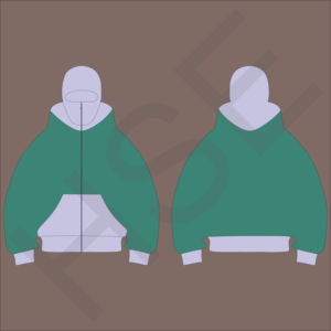 Sudadera con Capucha y Media Cremallera para Hombre, Chaqueta Casual con Capucha y Bolsillo, Cortavientos y Cálida - Product Image 5