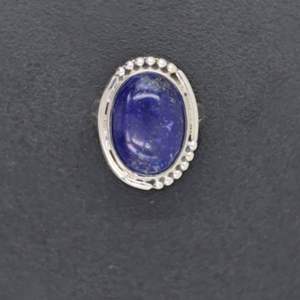 Bague en argent sterling 925 Lapis Lazuli naturel bijoux en pierres précieuses faits à la main pour femmes - Product Image 1
