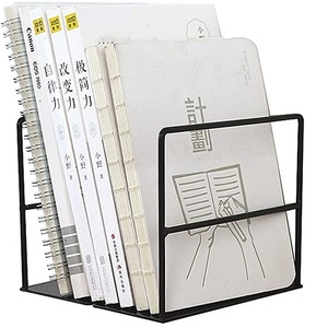 ชั้นวางโชว์นิตยสารแบบตั้งโต๊ะทำจากโลหะสีดำชั้นวางหนังสือดีไซน์ใหม่ - Product Image 5