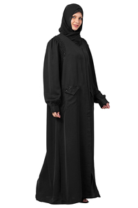 Burka Abaya XXL Personalizada, Diseño Moderno, Hiyab Sólido, Moda Islámica Tradicional, Vestidos Musulmanes Hechos de Poliéster, Alta Demanda en Dubái - Product Image 2