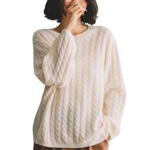 Gilet en laine d'hiver unisexe personnalisé pour femmes Pull à col rond à manches longues Gilet en tricot Uniformes - Product Image 1