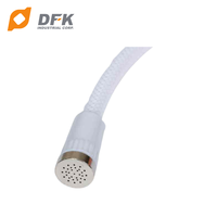 Tuyau de douche flexible en acier inoxydable DFK au design moderne, PVC 500, installation facile, utilisation pour la plomberie de salle de bain