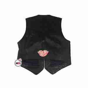 Haute qualité en peau d'agneau motard moto gilet veste hiver course tissu extensible Offre Spéciale chaud veste en cuir pour les motards - Product Image 5