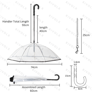 Laisse Rétractable pour Chien, Chaîne de Traction, Écologique, Imperméable, en Plastique et Acier Inoxydable, avec Foulard en Dentelle et Fourrure – Meilleure Vente - Product Image 6