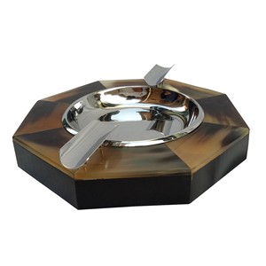 Cenicero 100% con forma hexagonal y cuenco de metal Cenicero hecho a mano de último diseño a la venta por exportadores - Product Image 2