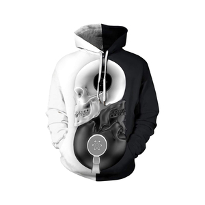 Sweat à capuche surdimensionné en coton mélangé unisexe de haute qualité personnalisable pour les sweats à capuche unisexes à imprimé bouffant pour l'hiver - Product Image 1