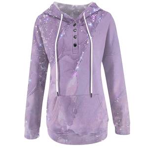 Conjunto de sudaderas con capucha de alta calidad para mujer, sudaderas con capucha bordadas personalizadas para mujer, Sudadera con capucha de talla estadounidense para mujer - Product Image 1