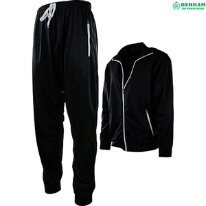 Unisex Custom 100% Cotton Eco-Friendly Breathable Gym Sweat Suit Winter Fitness Hoodies Tracksuit Logo XL Size for Jogging - Product Image 2