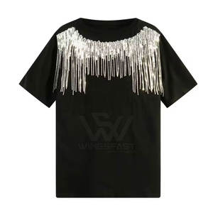 เสื้อสำหรับผู้ชายผ้าคอตตอน100% ทรงหลวมพิมพ์ลายคุณภาพสูงเสื้อแห้งเร็วดีไซน์ล่าสุด - Product Image 1