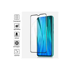 Protector de Pantalla de Vidrio Templado Negro Premium Resistente a Impactos para Realme C11, Cobertura Total, Anti-Espía y Anti-Golpes - Product Image 3