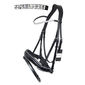 Bling Horse Double Bridle en cuir Fournisseurs de produits pour chevaux de haute qualité - Product Image 3
