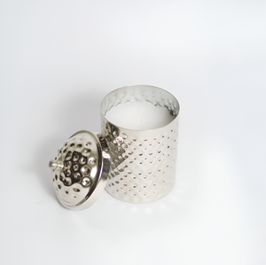 Silver Hammered Candle <b>Jars</b> With Lid For Home Hotel Restaurants Wedding Party <b>Decoration</b> in Affordable Price - Product Image 4