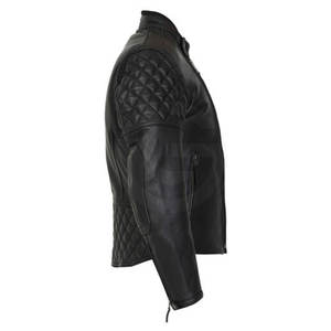 Chaqueta de moto ajustada para hombre con cremallera completa transpirable invierno nueva llegada etiqueta privada personalizada - Product Image 3