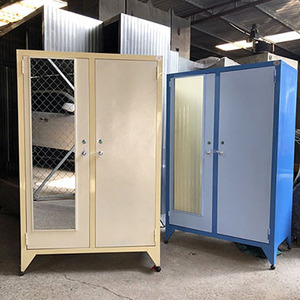 Portable Mini Steel Rectangle <b>Wardrobe</b> with 30-50kg Load Capacity Standing Type Multi-color for Clothes - Product Image 1