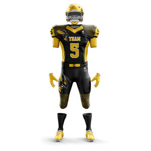 Uniformes de Fútbol Americano de Diseño Original de Fabricante, Tallas Grandes, 100% Poliéster, Antibacterianos, de Secado Rápido y Transpirables - Product Image 2