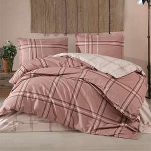 Classy Capella V2 Brown <b>Duvet</b> <b>Cover</b> Set Double Size with Ranforce Design - Product Image 3