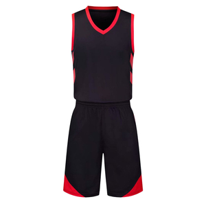 Conjunto de Uniforme de Baloncesto Retro Personalizable con Diseño Único de Logotipo de Gato y Patrocinadores del Equipo, Cuello en V, Sin Mangas, a Rayas - Product Image 1