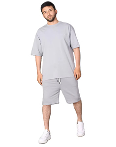 Conjunto de verano informal para hombre hecho a medida más vendido Conjunto corto cómodo en color personalizado Conjuntos de 2 piezas de verano para hombre con servicio OEM - Product Image 1