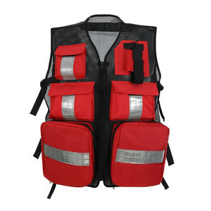 Chalecos de Seguridad Reflectantes con Cremallera a Precio Competitivo, Secado Rápido, Transpirables, Multifuncionales, de Alta Visibilidad, Unisex - Product Image 1