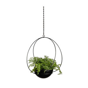 Jardinières suspendues décoratives pour la maison au design élégant Jardinières en métal noir de haute qualité Pots de fleurs décoratifs pour jardin intérieur en gros - Product Image 2