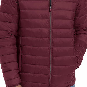 Veste bouffante à glissière avant pour hommes vêtements d'hiver Style décontracté veste pour hommes produits légers longueur régulière veste bouffante hommes - Product Image 4