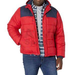 New Style <b>Cheap</b> Price Men Bubble <b>Jacket</b> for Outdoor Wear Customized Logo Front Canvas Stand Collar Winter Breathable Quick Dry - Product Image 1