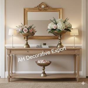 Vase à fleurs moderne de luxe en métal mat avec fleurs multicolores, décoration de table pour la maison et le bureau - Product Image 2