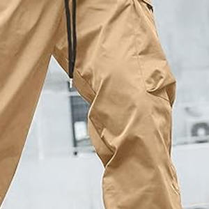 กางเกงคาร์โก้สำหรับผู้ชาย, กางเกงลำลองใส่กลางแจ้งไซส์ใหญ่พิเศษ - Product Image 4