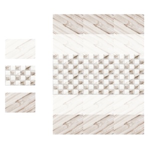 <b>Light</b> Brown Color <b>Shaded</b> Design Digital Glazed Ceramic <b>Wall</b> Tiles 300x450mm - Product Image 1