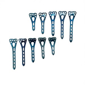 AM Ortho Implants Plaques de blocage volaires manuelles en titane pour radius distal 2,7 mm, 2-6 trous, Gauche/Droite, Lot de 10 pièces, CE - Product Image 1