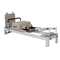 Lit de Pilates Reformer en aluminium ZenFlow de qualité supérieure, réglable et durable, pour usage commercial, capacité de 200 kg, équipement de gym portable