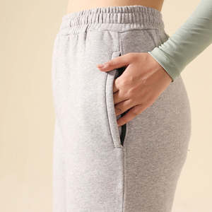 Premium Quality Custom <b>Women's</b> Regular Fit <b>Trousers</b> Breathable Soft <b>Fleece</b> Flat Front Winter-Classic Trendy Elastic Casual 100% - Product Image 6