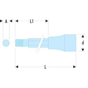 Clé à douille Torx : Caractéristiques du produit - Product Image 2