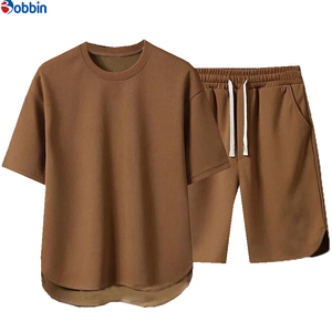 Conjunto de Pantalones Cortos de Algodón Cómodos y Transpirables para Hombre, Colección de Verano Unisex, Nuevo Conjunto Deportivo Corto Personalizado para Hombre, Talla Grande - Product Image 4