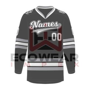 2025 nuevo 3D impreso cosido hombres Hockey sobre hielo Jersey manga larga superventas estilo clásico suministro de fábrica ropa de Hockey sobre hielo - Product Image 5