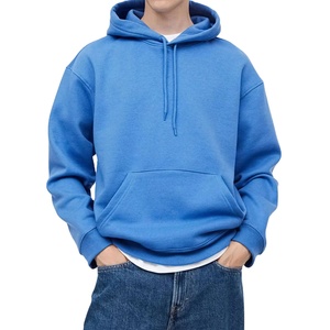 Customized <b>Men's</b> High Quality <b>Pullover</b> Hoodies Blank Plain 100% Cotton Soft Comfortable Fabrics Casual Wear Solid Design - Product Image 2