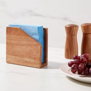 Sheeraz International Acacia Wood Napkin Holder-Durable Tissue Holder for Kitchen Tables and Countertops - Product Image 2