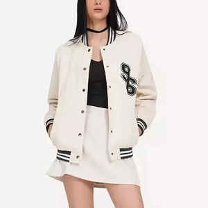 Collection Hiver Taille adulte Coupe confortable Veste universitaire pour femmes Vêtements décontractés Meilleure vente Veste universitaire pour femmes - Product Image 1