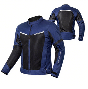 Chaqueta de Motocicleta de Malla Transpirable con Estampado de Verano para Hombre y Mujer, Tallas Grandes, Equipo de Protección para Carreras al Aire Libre - Product Image 1