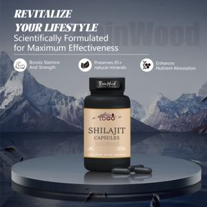 כמוסות ראיינווד שילאג'יט, שילאג'יט הימלאי 500 מיליגרם, תוסף תזונה OEM, כמוסת שילאג'יט - Product Image 2