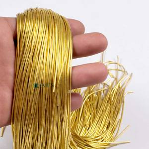 Bullion de qualité supérieure fil lisse fil de métal en or matériaux fabrication de bijoux perles - Product Image 3