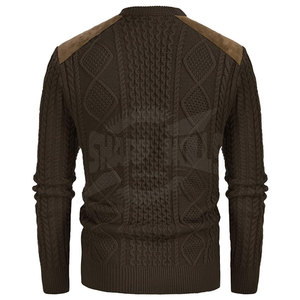 Trực Tuyến Tốt Nhất Bán Người Đàn Ông Của Áo Thun Áo Len Tùy Chỉnh Kích Thước In Logo Dệt Hàng Đầu Mô Hình Đồng Bằng Bán Buôn Người Đàn Ông Của Áo Len - Product Image 2