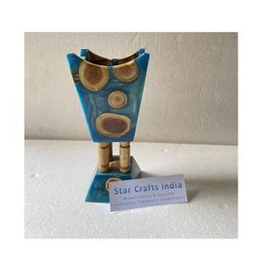 Quemador de incienso Mukhabir Bakhoor de resina epoxi y madera de alta tendencia, precio al por mayor, soportes de incienso, Bakhoor quemador, incienso Mukhabir - Product Image 1