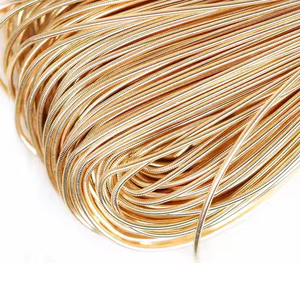 2025 Embroidery Material French Bullion <b>Blue</b> Smooth Copper Bullion Metal Thread Embroidered <b>Beading</b> and Jewelry Making Wire - Product Image 2