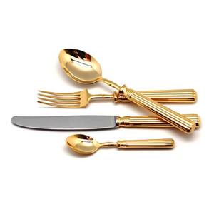 ชุดช้อนส้อมสแตนเลสขัดเงาสีเงินสำหรับงานแต่งงาน - Product Image 5