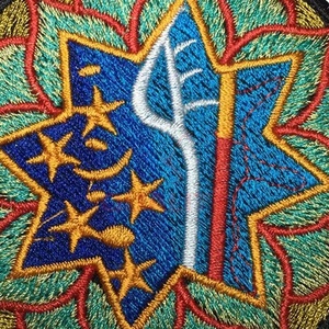 High Quality Professional Custom Logo Sew-on Embroidery Patches Factory Manufacturer Customized Made Hand Embroidery Patches - Product Image 5