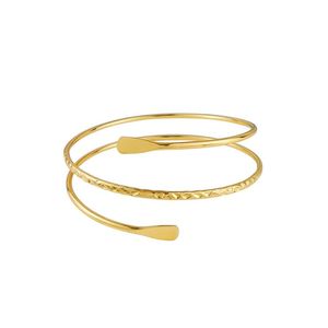 Bracelet de bras en métal réglable antique avec sculpture chinoise moderne détaillant le style traditionnel - Product Image 6