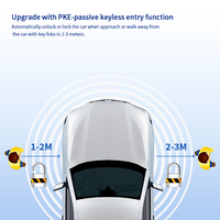 EASYGUARD-Smartphone APP IOS Android 2G 4G, système d'alarme de voiture avec démarrage à distance, EC002-HY2-NFC-GPS d'entrée sans clé, PKE