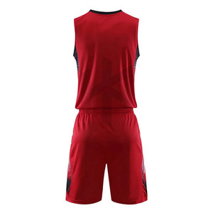 Uniforme de basket-ball sans manches à vendre, concevez votre propre logo, uniforme de basket-ball pour unisexe - Product Image 3